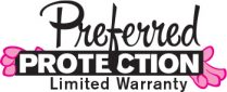 A black and white logo for preferred protection.